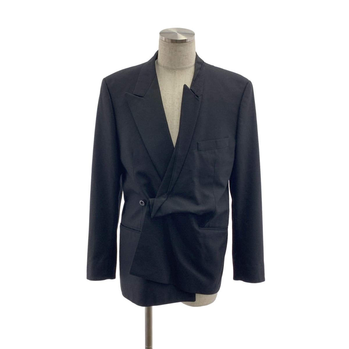 MARINA YEE / 마리나 이 | UPCYCLE COLLECTION Wrap Smoking Jacket | 1 | 블랙 | 남성