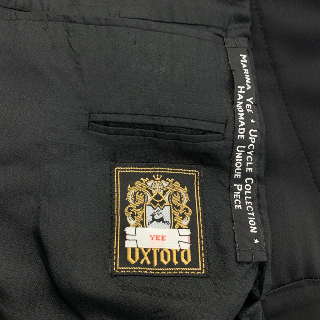 MARINA YEE / マリナ・イー | UPCYCLE COLLECTION  Wrap Smoking Jacket | 1 | ブラック | メンズ