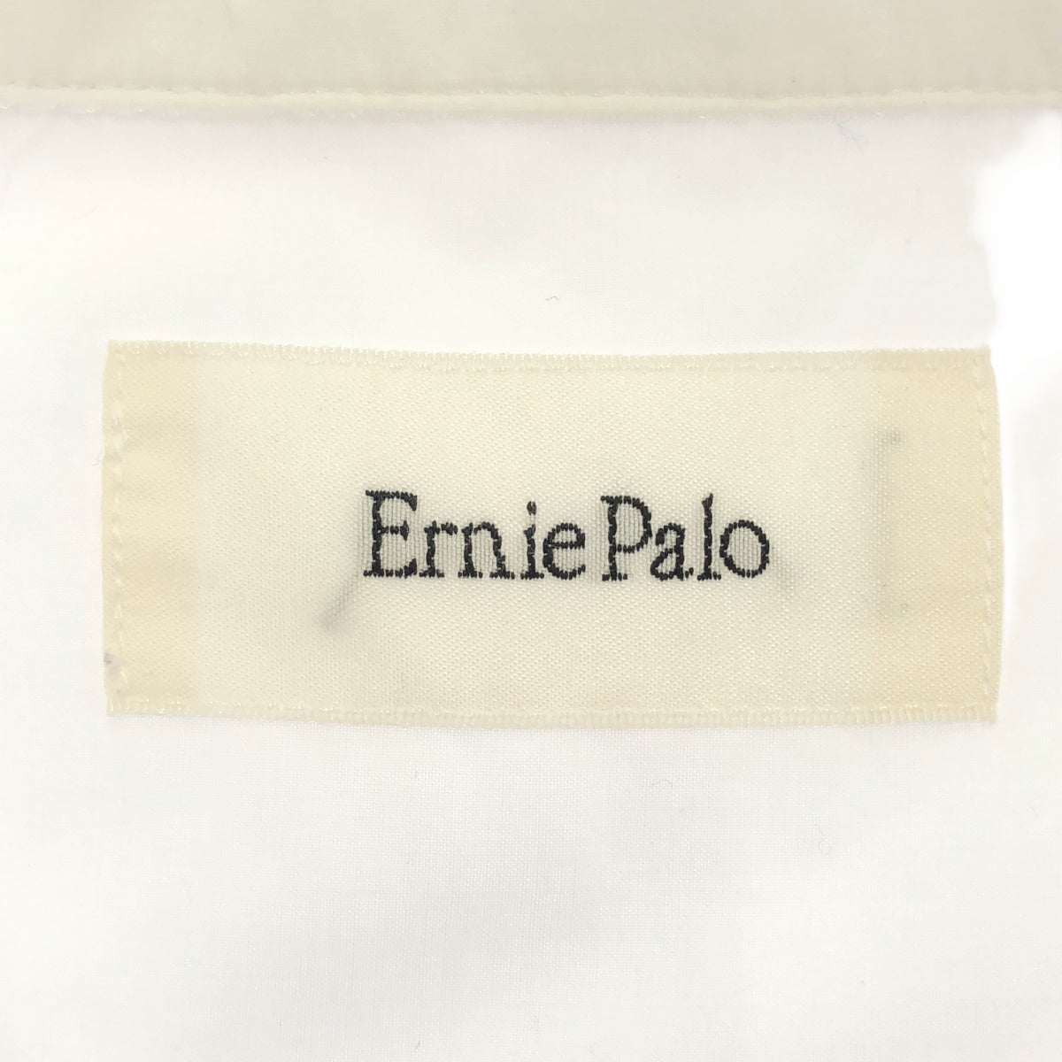 Ernie Palo | 棉質長袖襯衫 | 尺寸 44 | 白色 | 男款