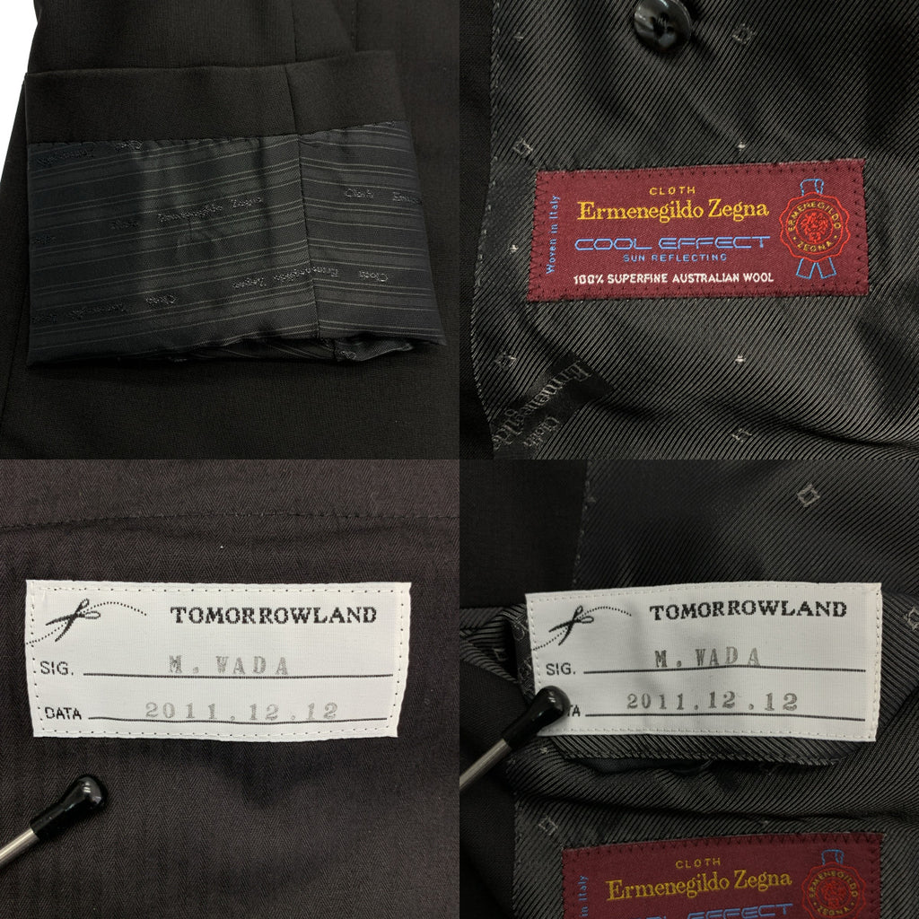 Ermenegildo Zegna / エルメネジルドゼニア | × TOMORROWLAND / COOL EFFECT / セットアップ 3B シングルブレスト テーラードジャケット / スラックス パンツ | 8D | メンズ