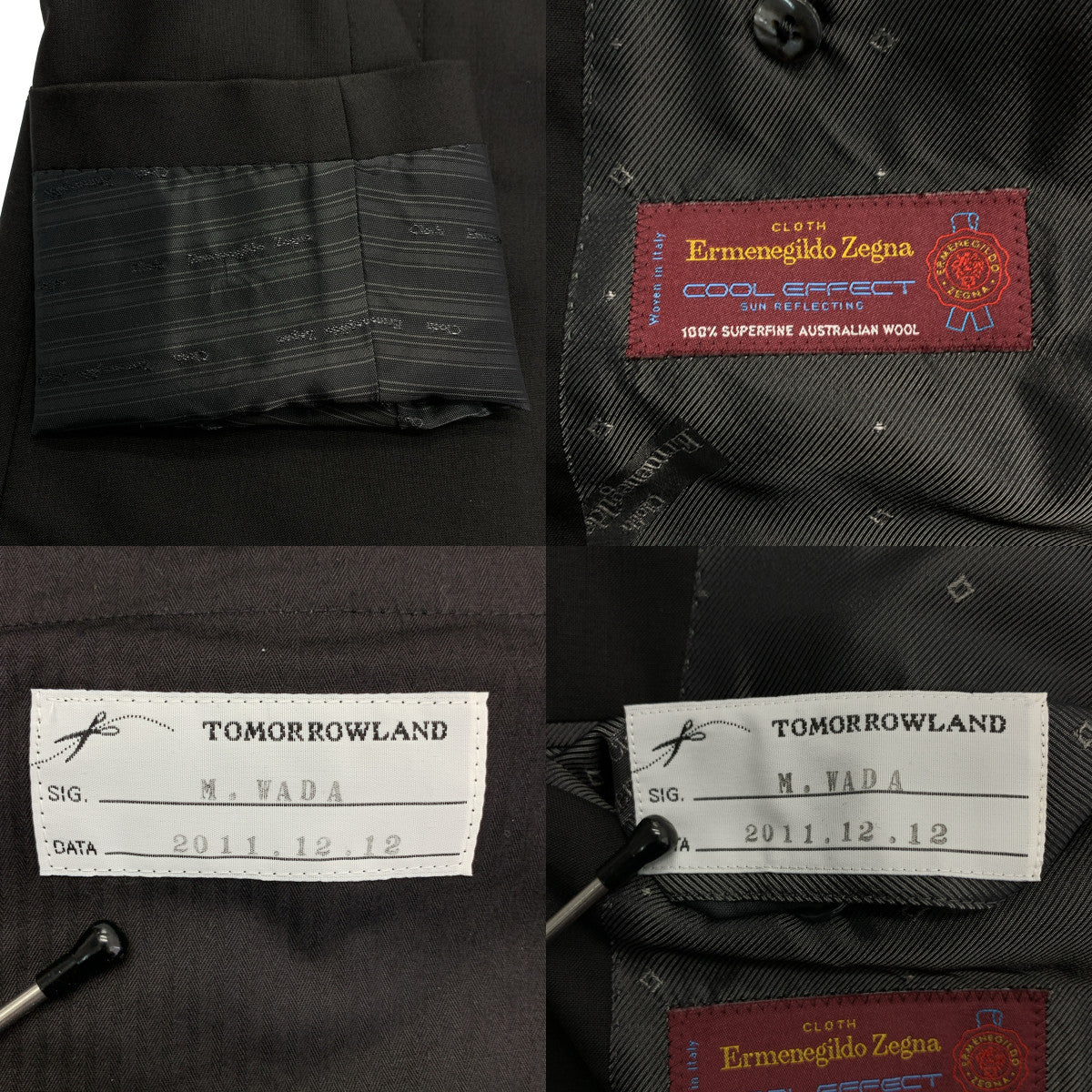Ermenegildo Zegna / エルメネジルドゼニア | × TOMORROWLAND / COOL EFFECT / セットアップ 3B シングルブレスト テーラードジャケット / スラックス パンツ | 8D | メンズ