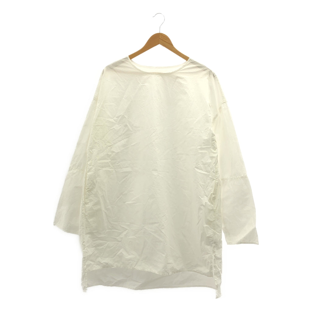 veritecoeur / 벨리테쿠르 | 코튼 린넨 풀오버 원피스 | F | 화이트 | 여성