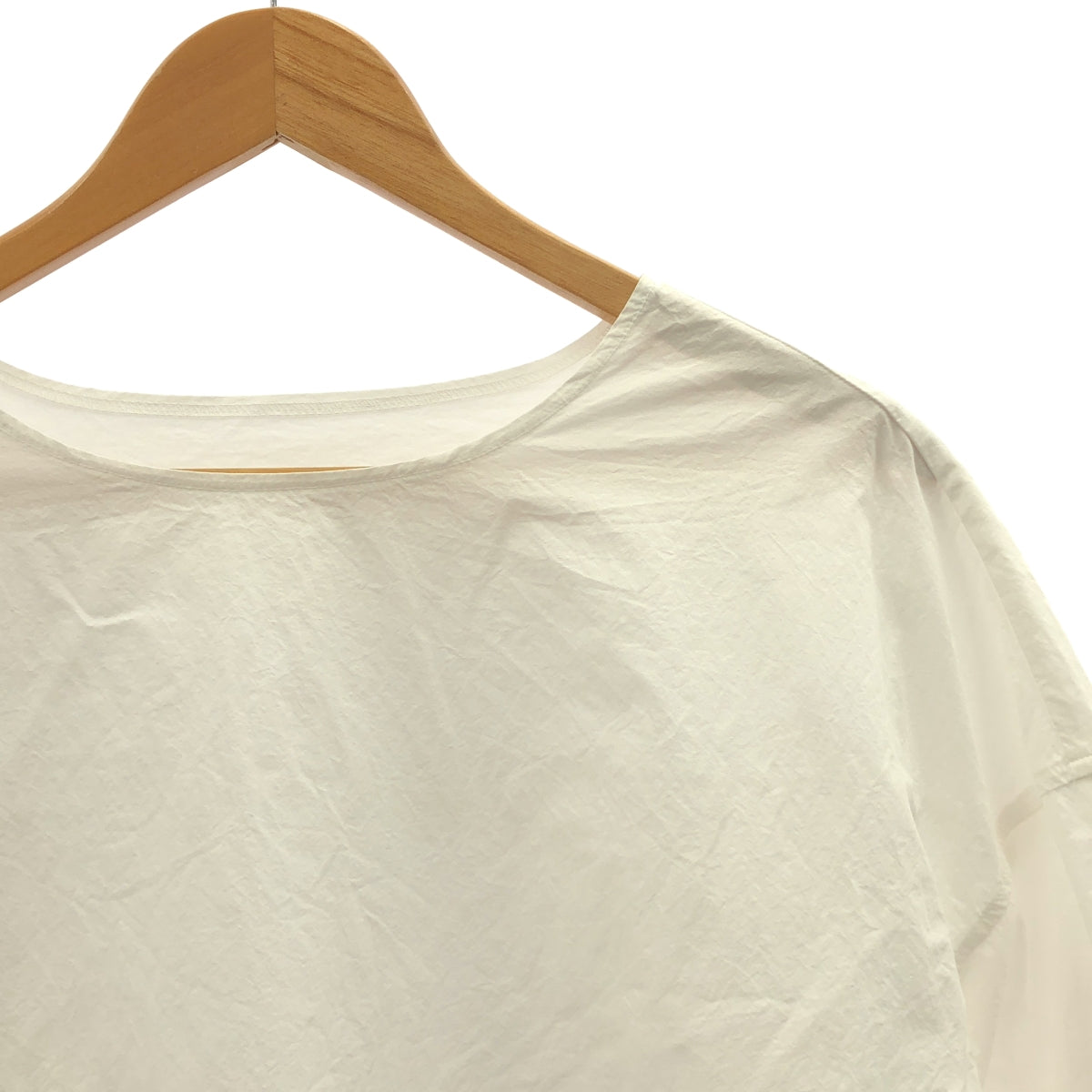 veritecoeur / ヴェリテクール | コットン リネン プルオーバー ワンピース | F | ホワイト | レディース