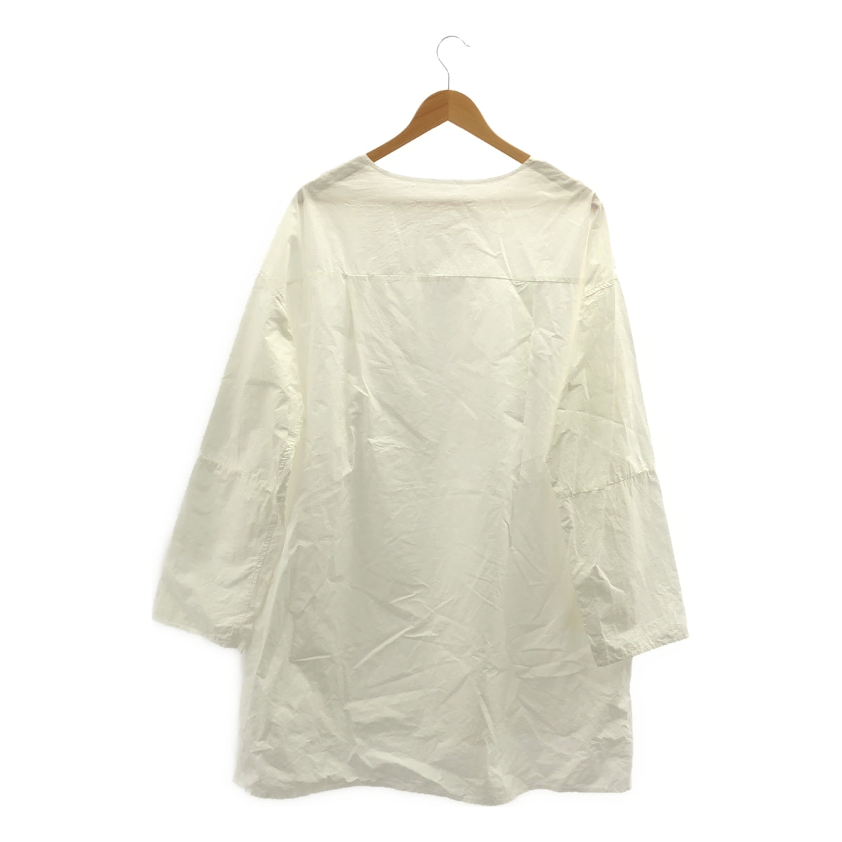 veritecoeur / ヴェリテクール | コットン リネン プルオーバー ワンピース | F | ホワイト | レディース