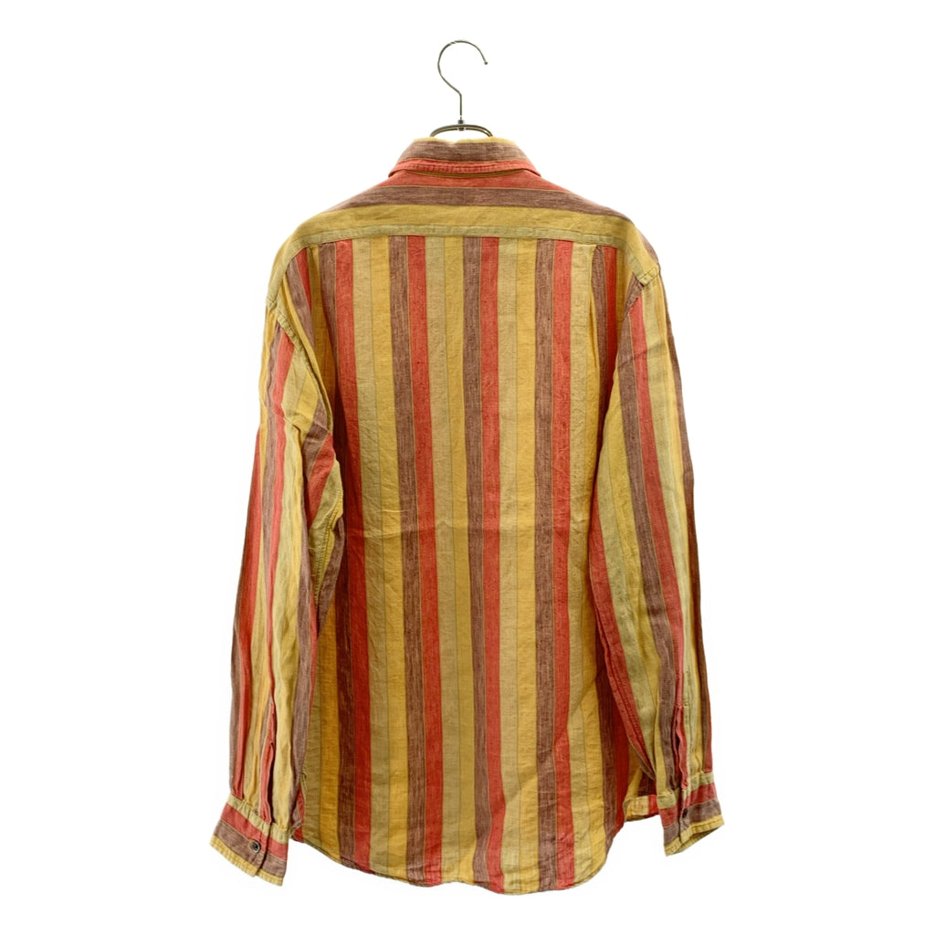 Paul Smith | 亞麻條紋襯衫 | L碼 | 男士