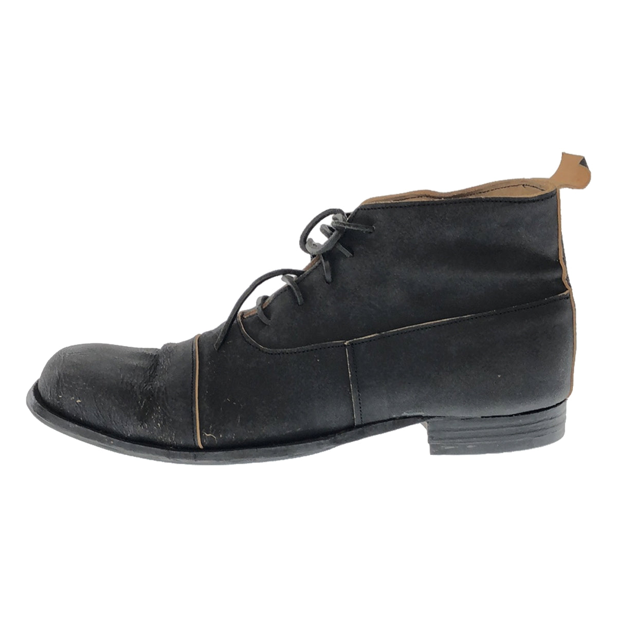 【미품】 Paul Harnden / 폴 하덴 | PH7 Balmoral Boot / 가죽 발모랄 부츠 | 8 | 블랙 X | 남성