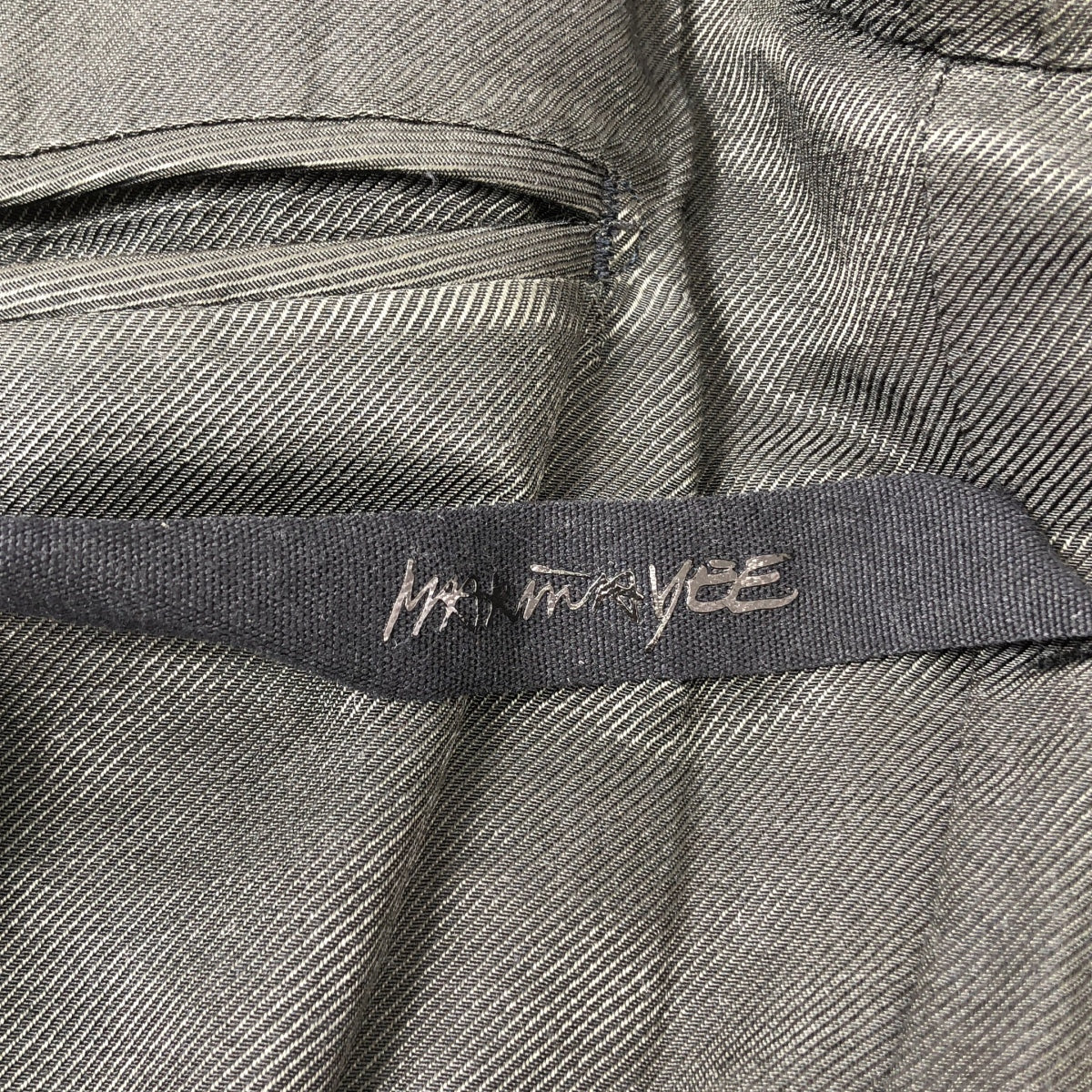 MARINA YEE / 마리나이 | 2023SS | DARTS JACK 다트 잭 오리가미 울 스트라이프 테일러드 재킷 | M | 네이비 | 남성