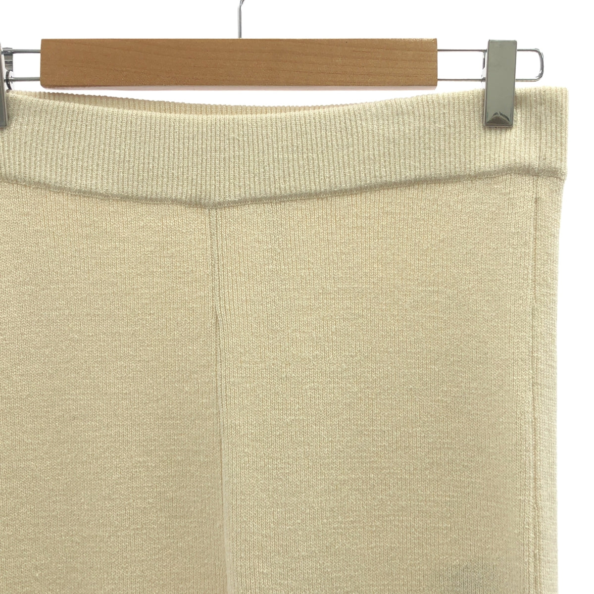 MUSE de Deuxieme Classe / ミューズドゥーズィーエムクラス | 2021SS | ウエストゴム ニット イージー パンツ | 38 | エクリュ | レディース