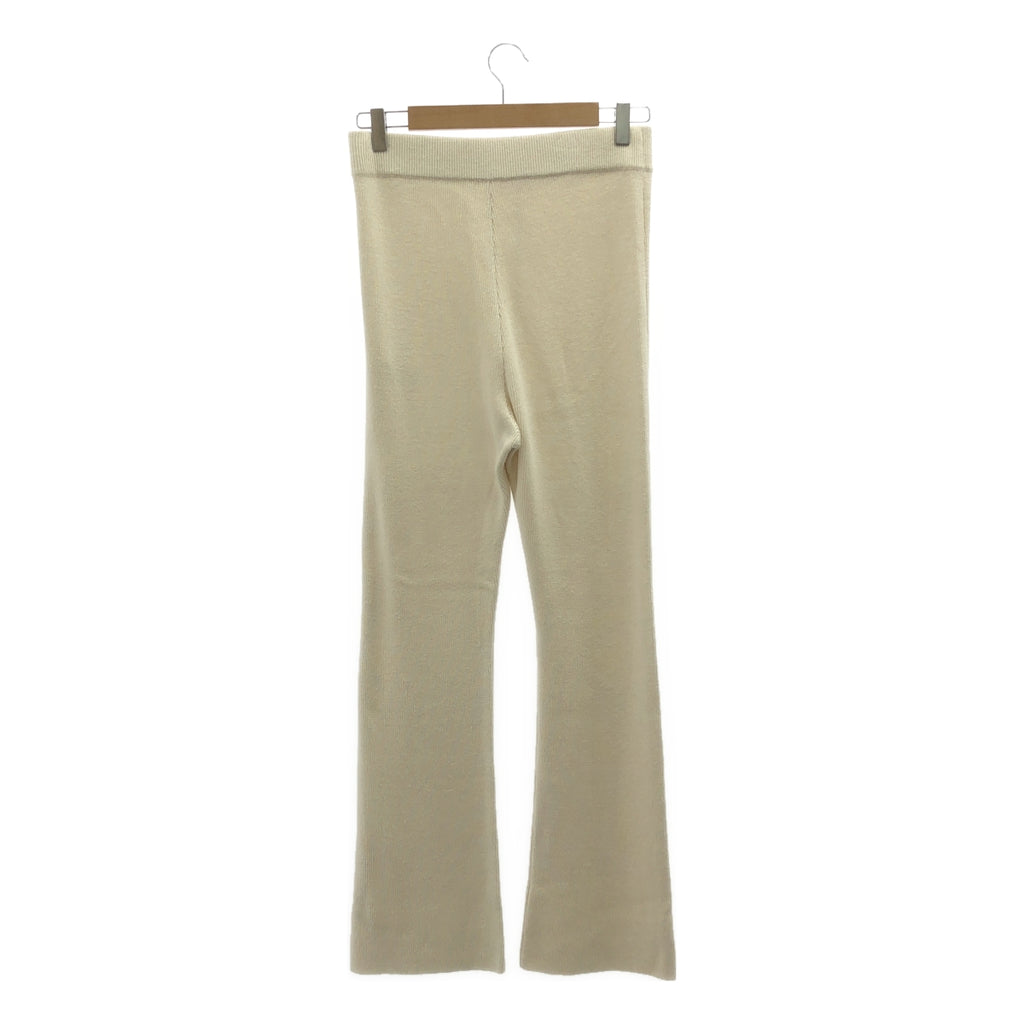 MUSE de Deuxieme Classe / 뮤즈 두주 엠 클래스 | 2021SS | 웨스트 고무 니트 이지 팬츠 | 38 |