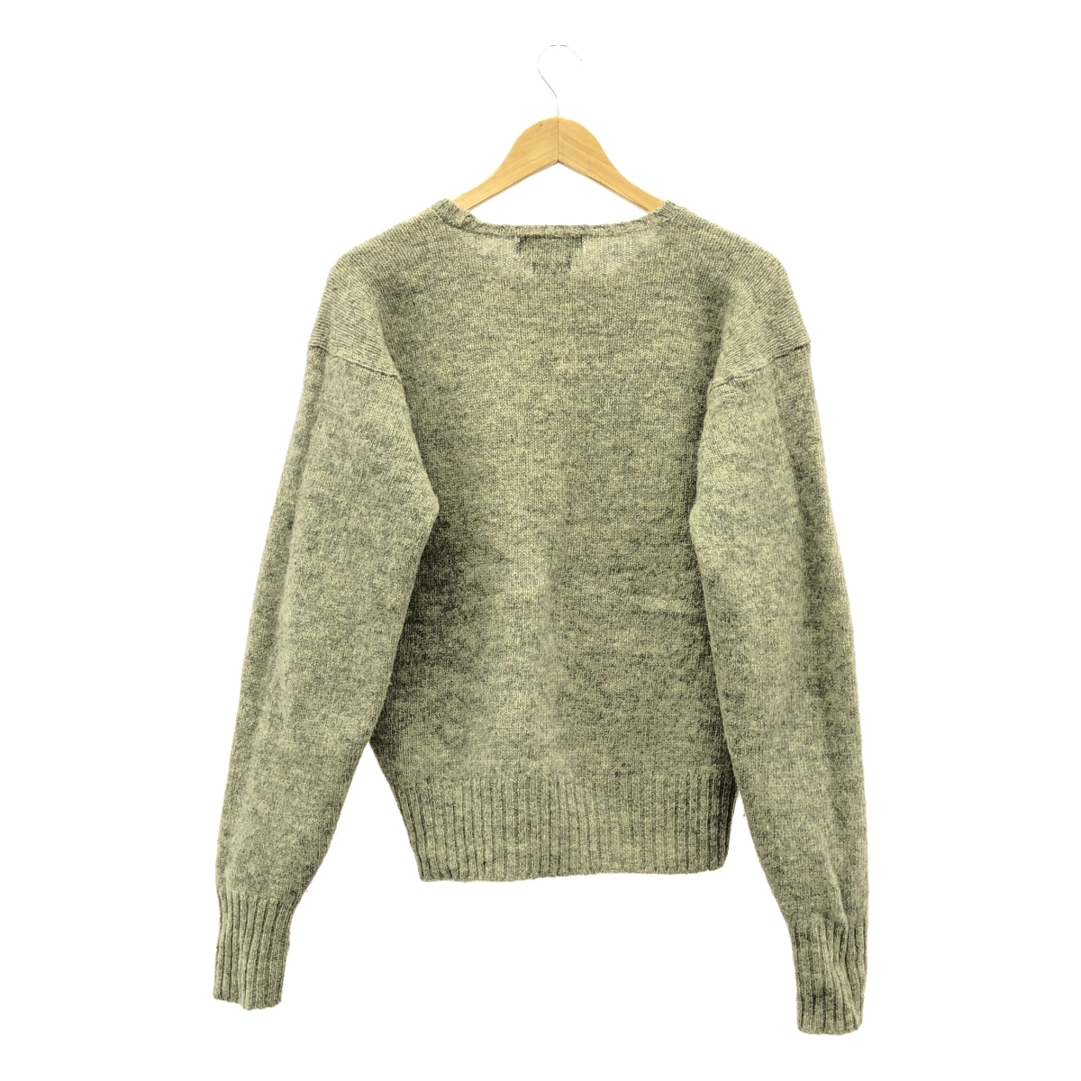 馬球拉爾夫勞倫 | 90年代復古羊毛套衫針織| M |灰色 |男士