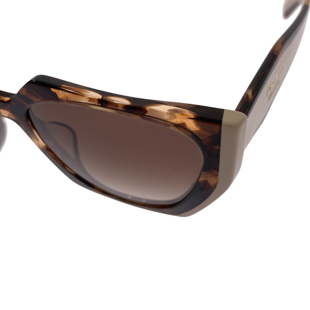 PRADA / プラダ | バイカラー べっ甲 フォックス アイウェア サングラス | 55□19 | その他