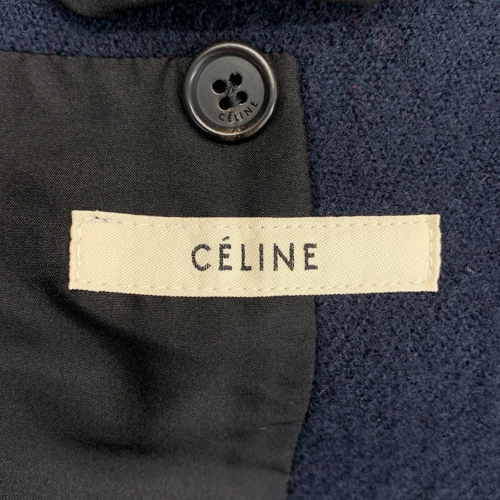 CELINE | Phoebe 時代羊毛 Crombie 大衣 / 全襯裡 | 尺寸 36 | 女款