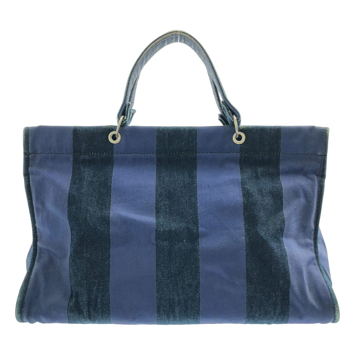 tricot COMME des GARCONS / 트리코 콤 데 갤슨 | 스트라이프 데님 토트 백 | 네이비 |