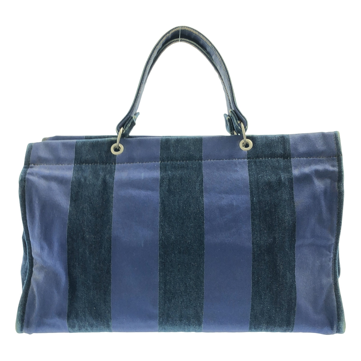 tricot COMME des GARCONS / 트리코 콤 데 갤슨 | 스트라이프 데님 토트 백 | 네이비 |