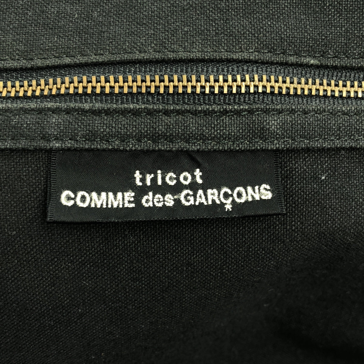 tricot COMME des GARCONS / 트리코 콤 데 갤슨 | 스트라이프 데님 토트 백 | 네이비 |
