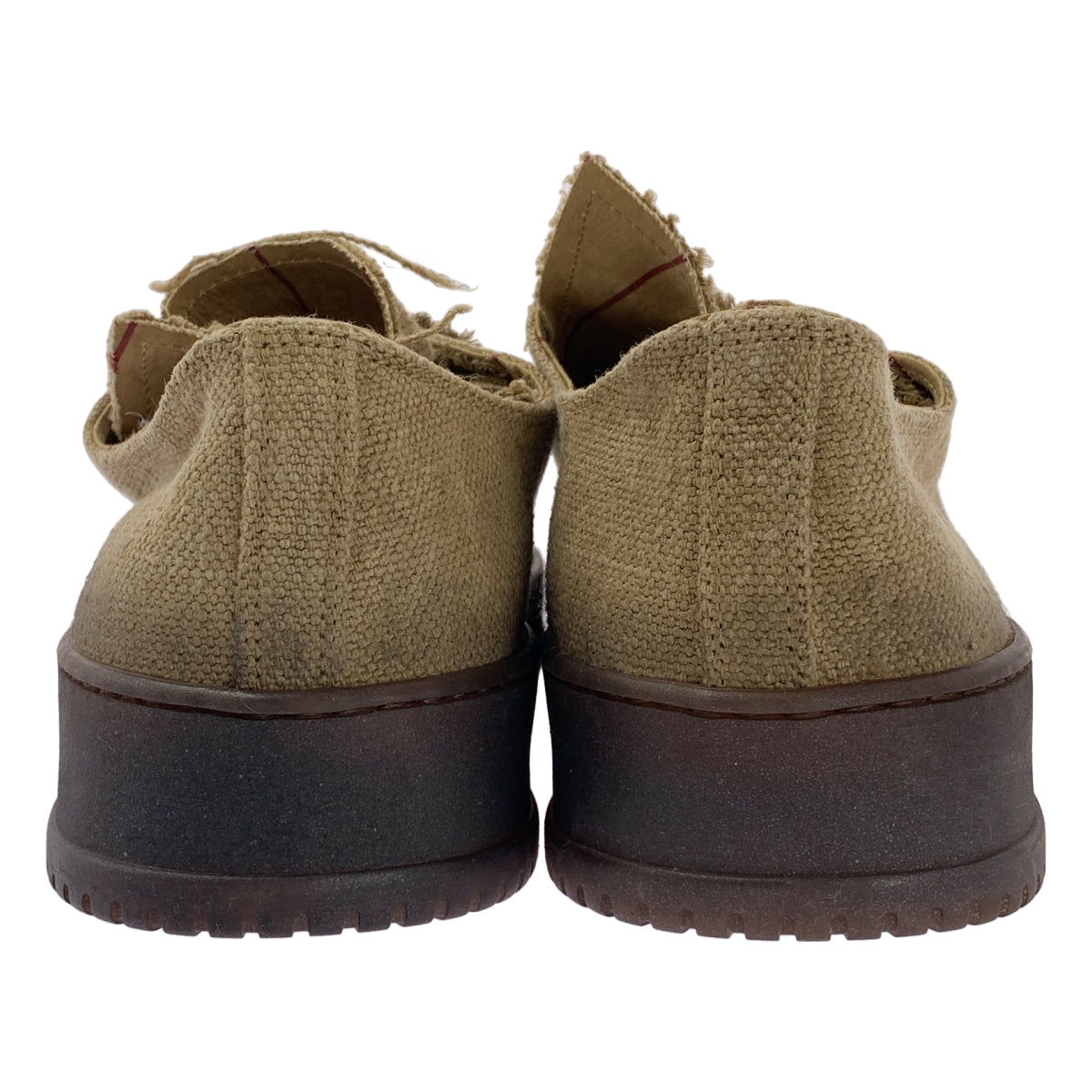 [近新] UMA WANG | 2024 春夏 | 帆布繫帶運動鞋 | 尺寸 41 | 米色 | 男款