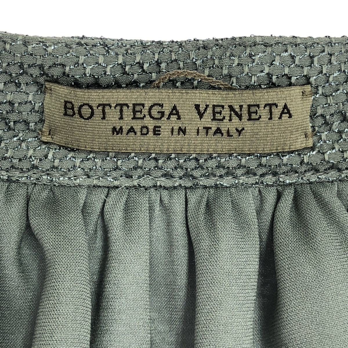 BOTTEGA VENETA / 보테가베네타 | 스터드 비쥬 장식 벨티드 드레스 원피스 | 그레이 시스템 | 여성