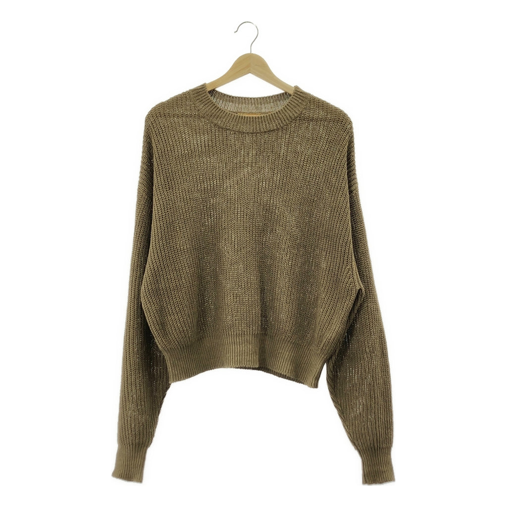 L'Appartement DEUXIEME CLASSE / アパルトモンドゥーズィエムクラス | 2023SS | LINEN BOYS KNIT リネン ボーイズ ニット | F | レディース