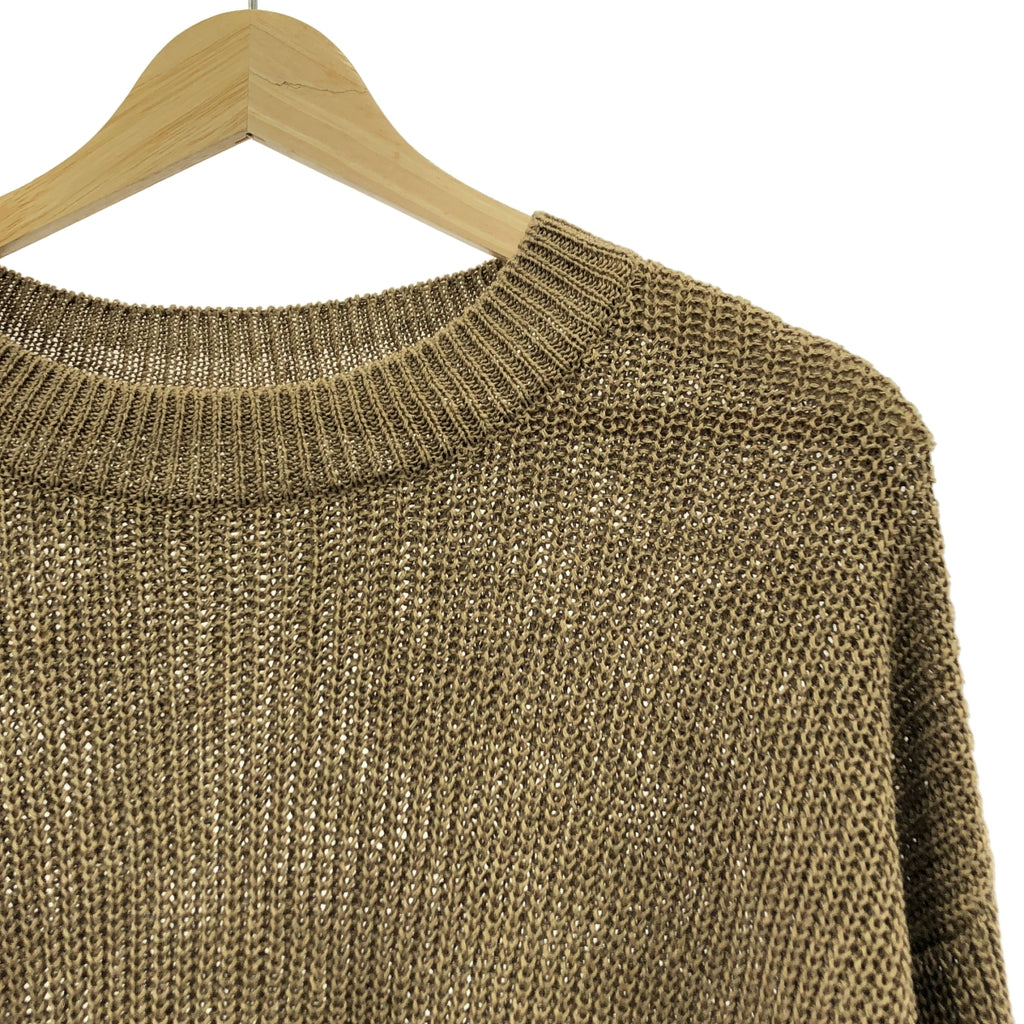 L'Appartement DEUXIEME CLASSE / アパルトモンドゥーズィエムクラス | 2023SS | LINEN BOYS KNIT リネン ボーイズ ニット | F | レディース