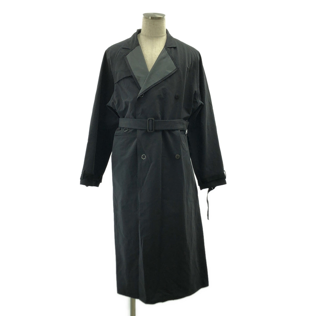 SUNSEA / サンシー | 2018SS | Water Proof COLUMBO Coat ウォータプルーフ コロンボコート | 2 | ネイビー | メンズ