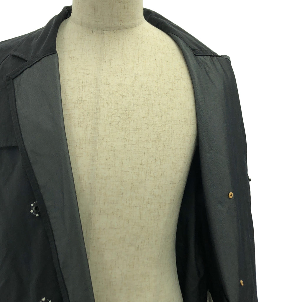 SUNSEA / サンシー | 2018SS | Water Proof COLUMBO Coat ウォータプルーフ コロンボコート | 2 | ネイビー | メンズ