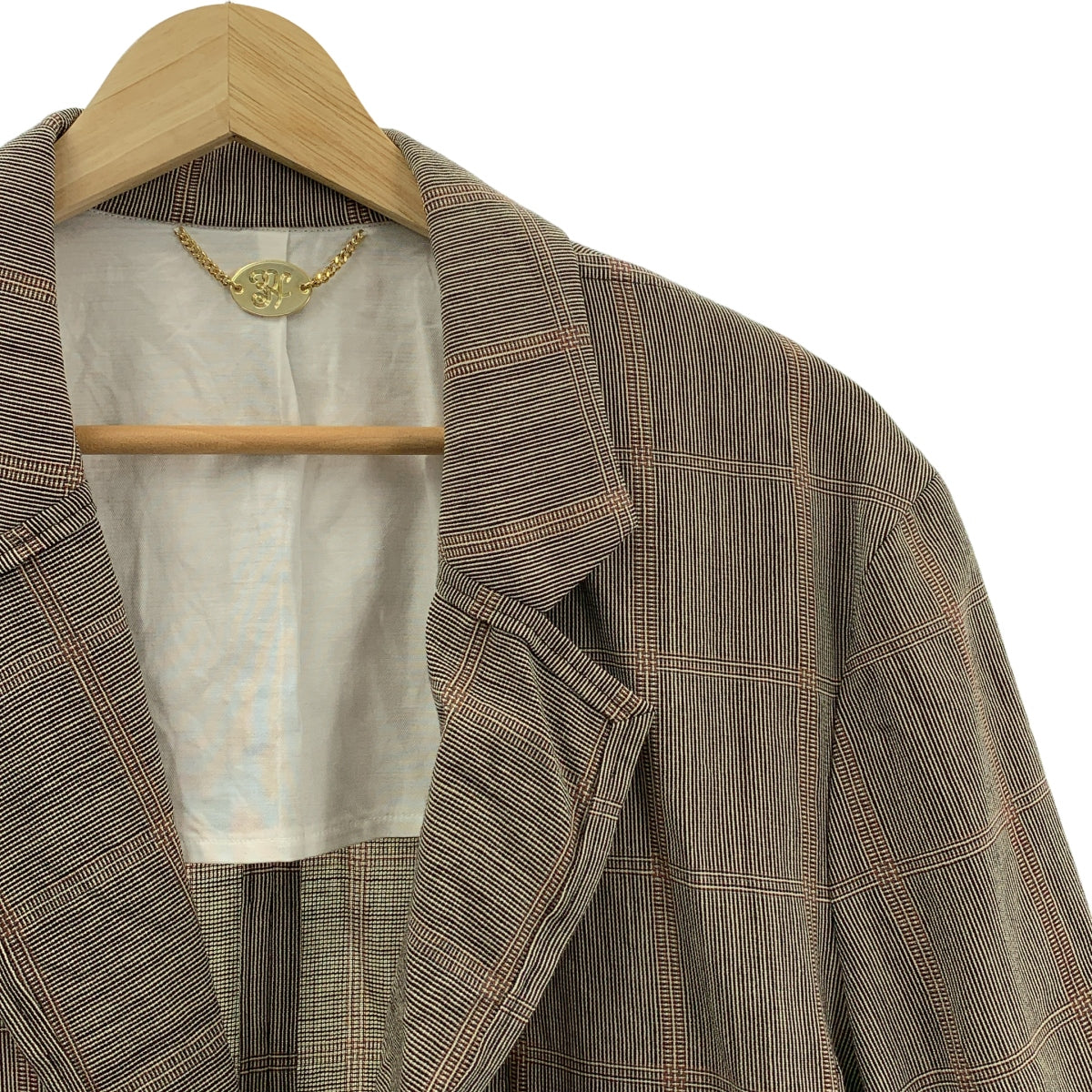 SUNSEA / サンシー | ウール チェック テーラードジャケット | 2 | メンズ