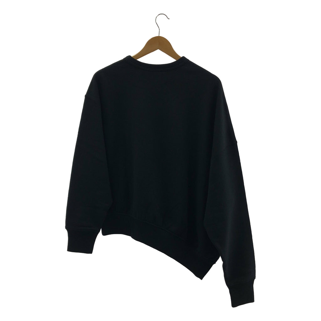 INSCRIRE | 2024 秋冬系列 | 不對稱植絨印花寬鬆衛衣 | M碼 | 女款