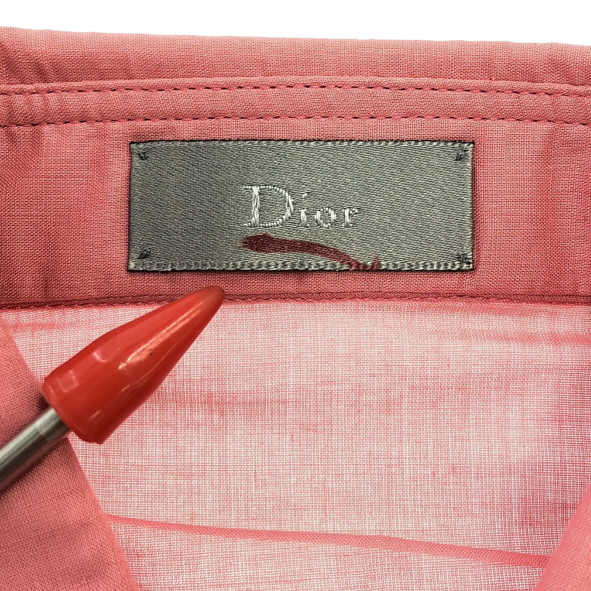 Dior / ディオール | 2005AW | エディ期 コットン ピンタック