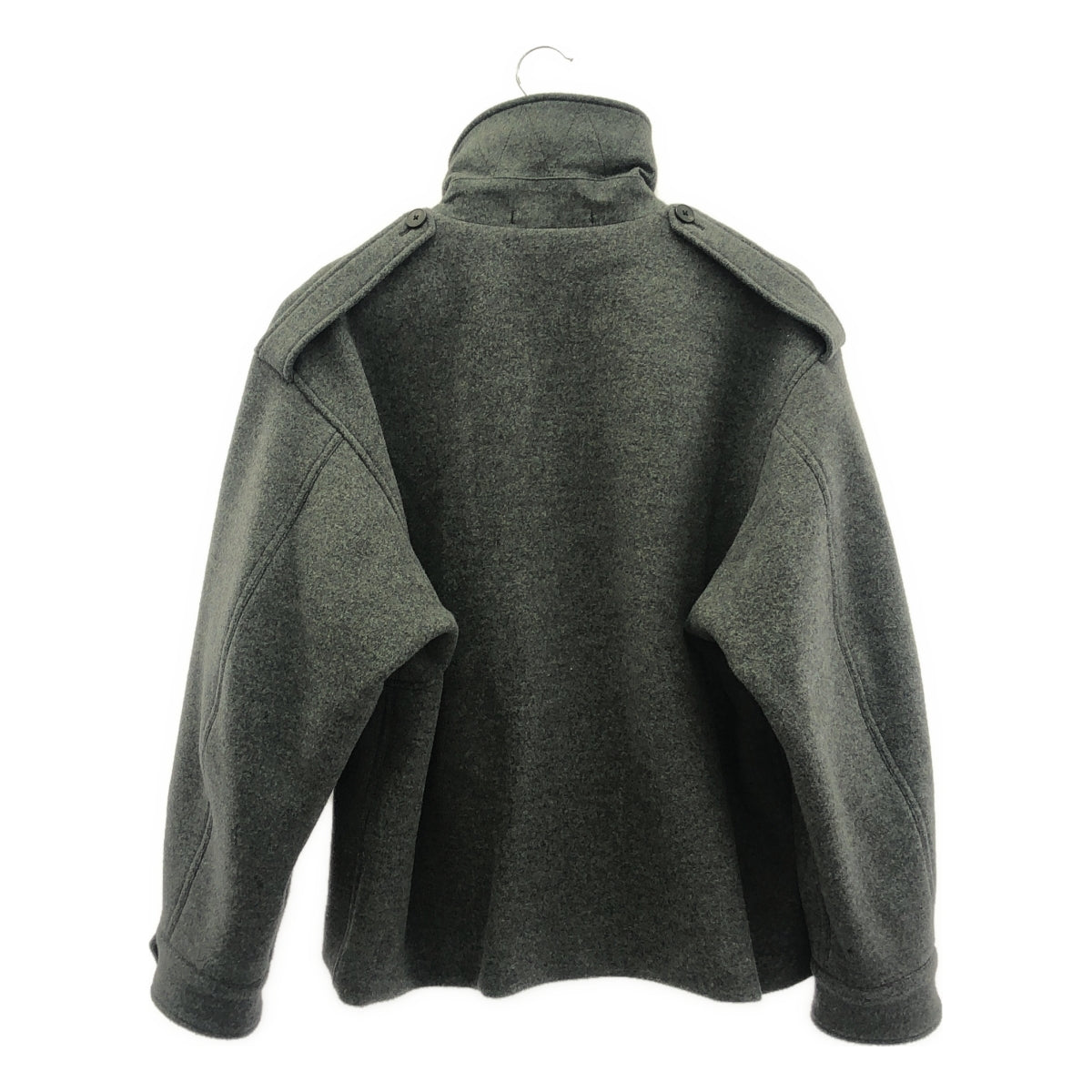 ATON | Wool CPO Jacket | 02 | Grey | Women's