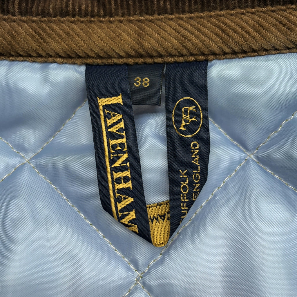 LAVENHAM / ラベンハム | ロゴボタン キルティング コート フーディ | 38 | レディース