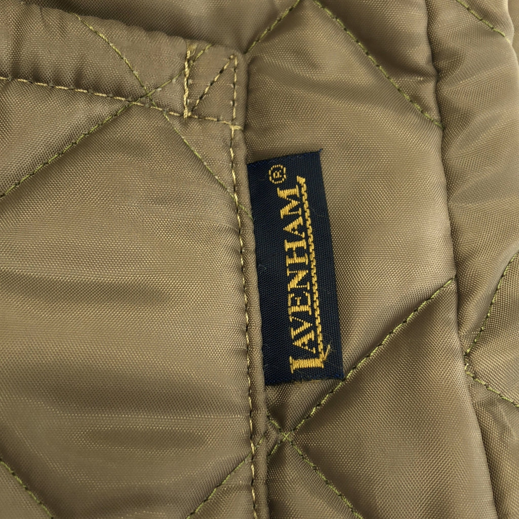 LAVENHAM / ラベンハム | ロゴボタン キルティング コート フーディ | 38 | レディース