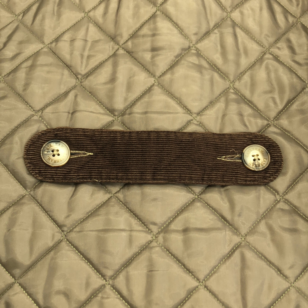 LAVENHAM / ラベンハム | ロゴボタン キルティング コート フーディ | 38 | レディース