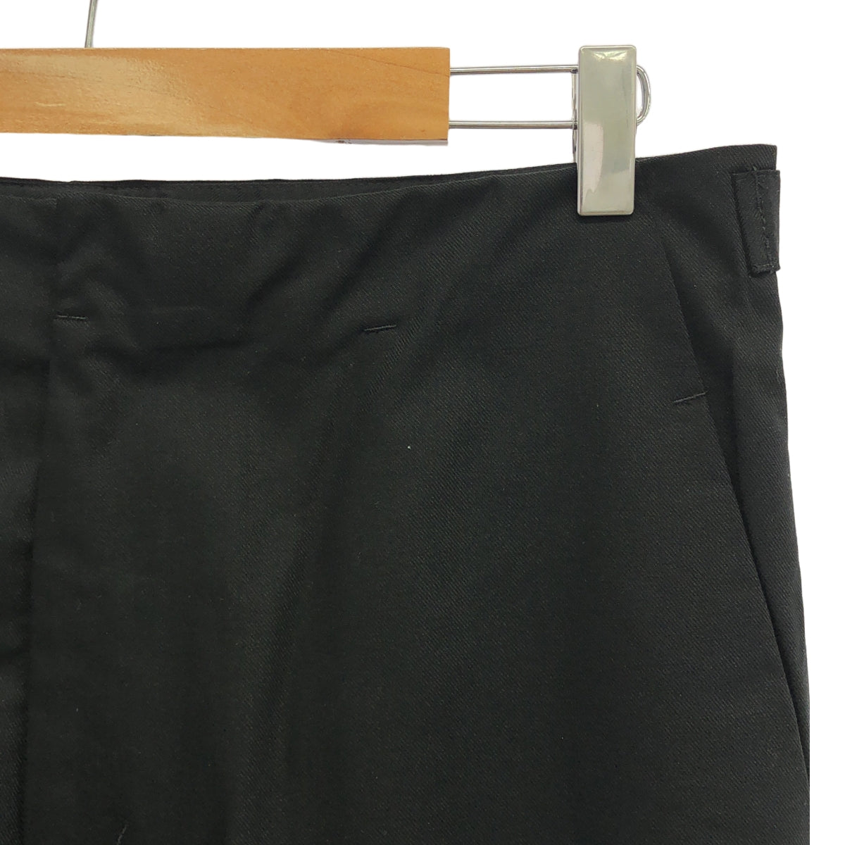 【美品】  DESCENTE / デサント | WOOL MIX SEAMTAPED PANTS ウールミックスシームテープパンツ | L | ブラック | メンズ