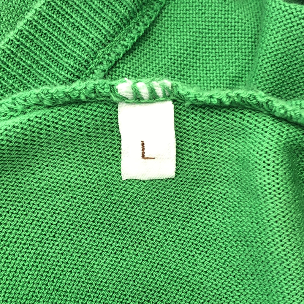 HYDROGEN / ハイドロゲン | コットン エンブロイダリースカル エルボーパッチ ロング ニット カーディガン | L | レディース