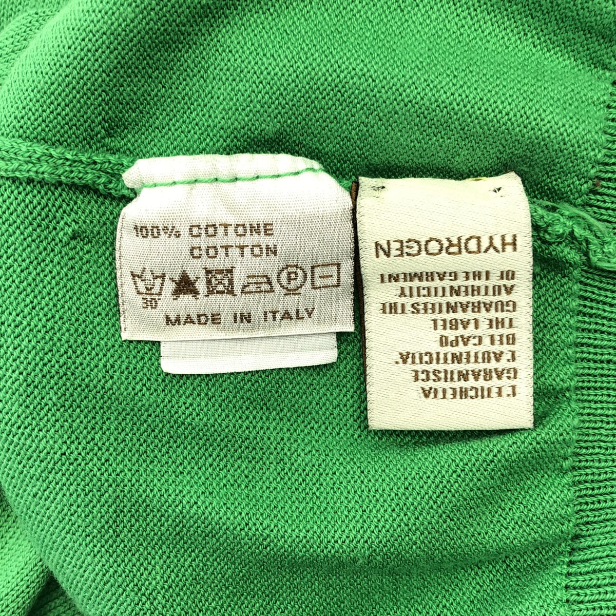 HYDROGEN / ハイドロゲン | コットン エンブロイダリースカル エルボーパッチ ロング ニット カーディガン | L | レディース