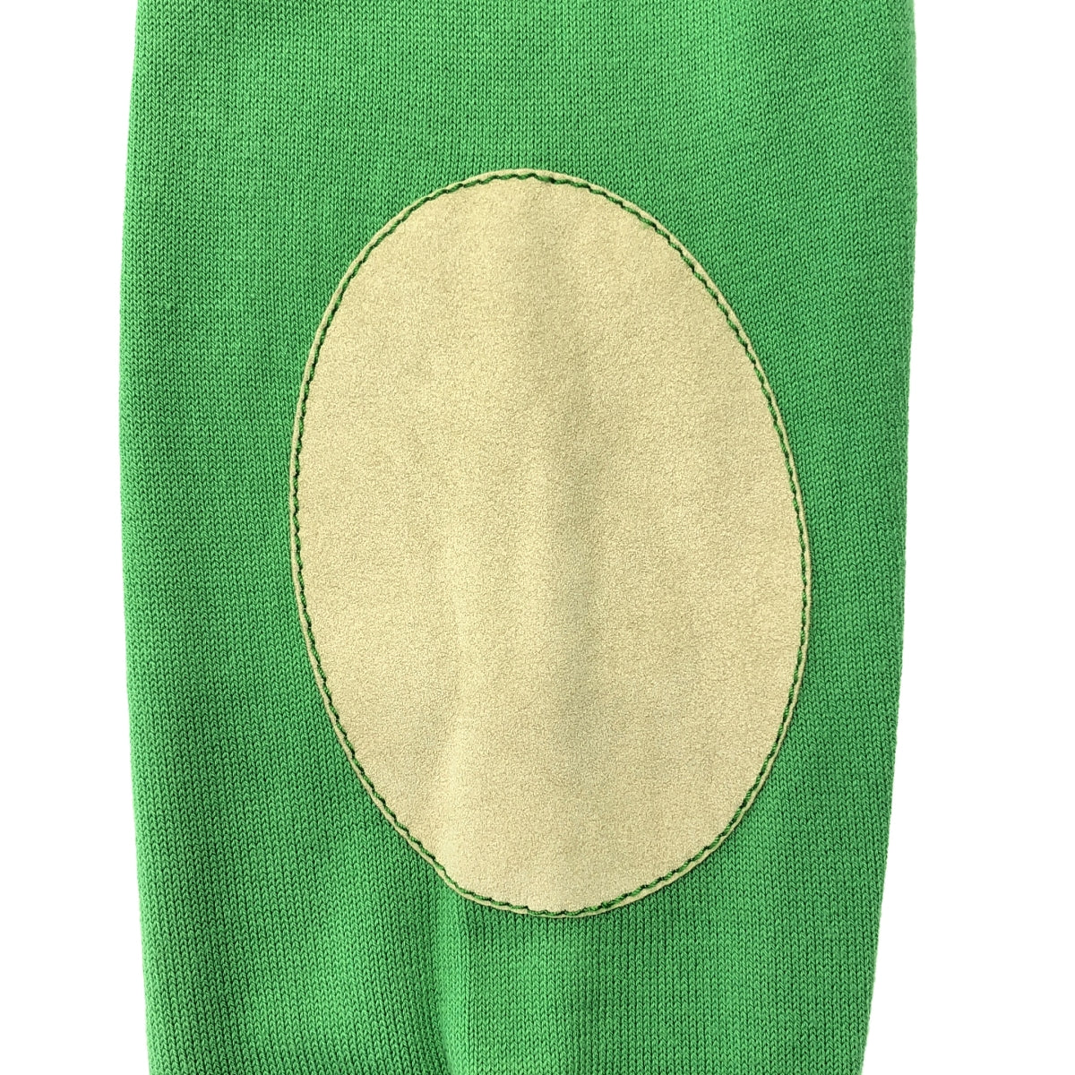 HYDROGEN / ハイドロゲン | コットン エンブロイダリースカル エルボーパッチ ロング ニット カーディガン | L | レディース