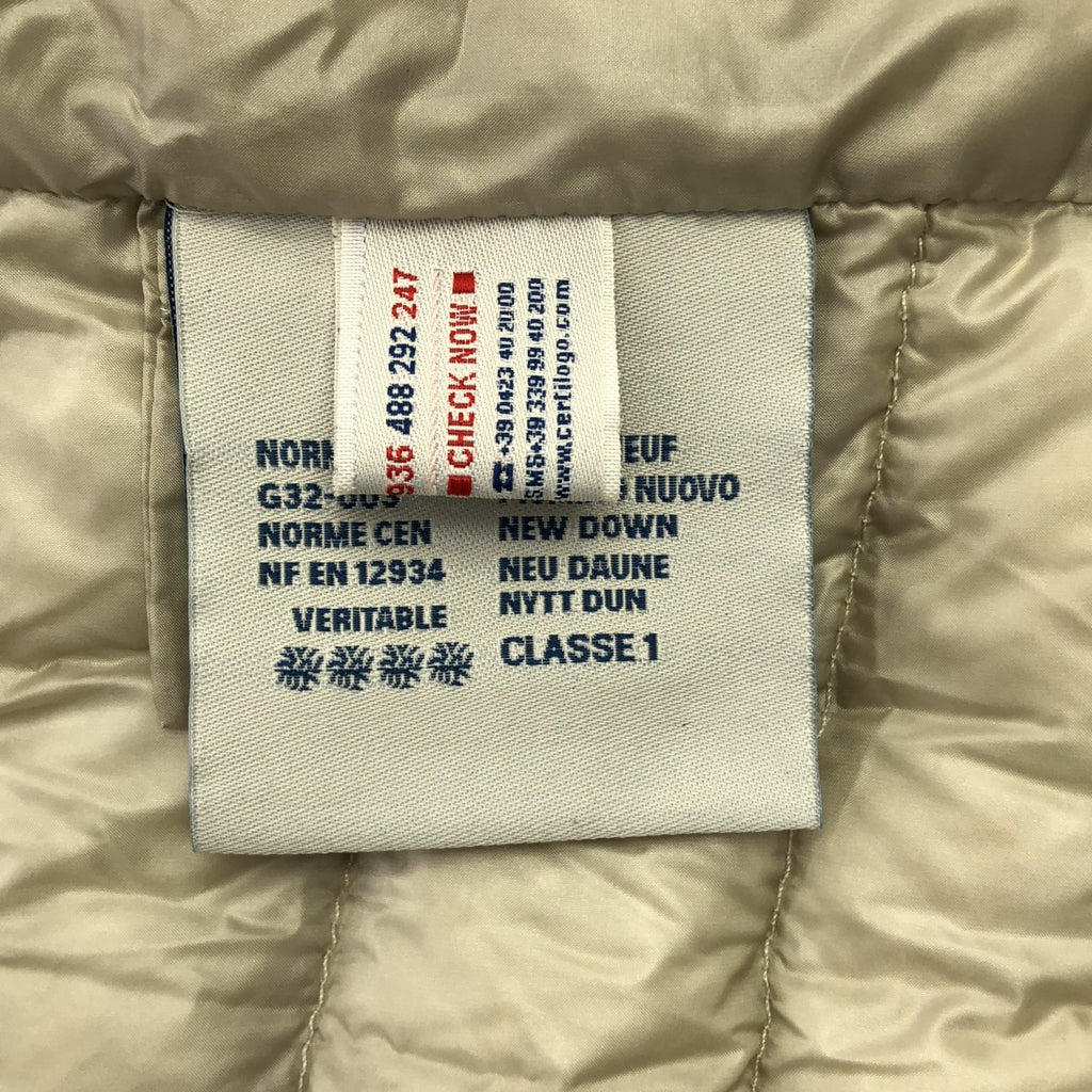 MONCLER / モンクレール | × sacai / サカイ SHOKO / バックフリル ドッキング ワッペンロゴ ダウンベスト | 1 | レディース