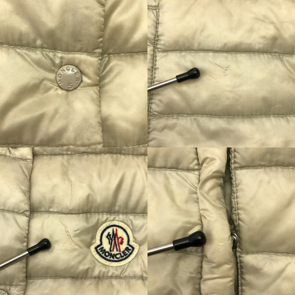 MONCLER / モンクレール | × sacai / サカイ SHOKO / バックフリル ドッキング ワッペンロゴ ダウンベスト | 1 | レディース