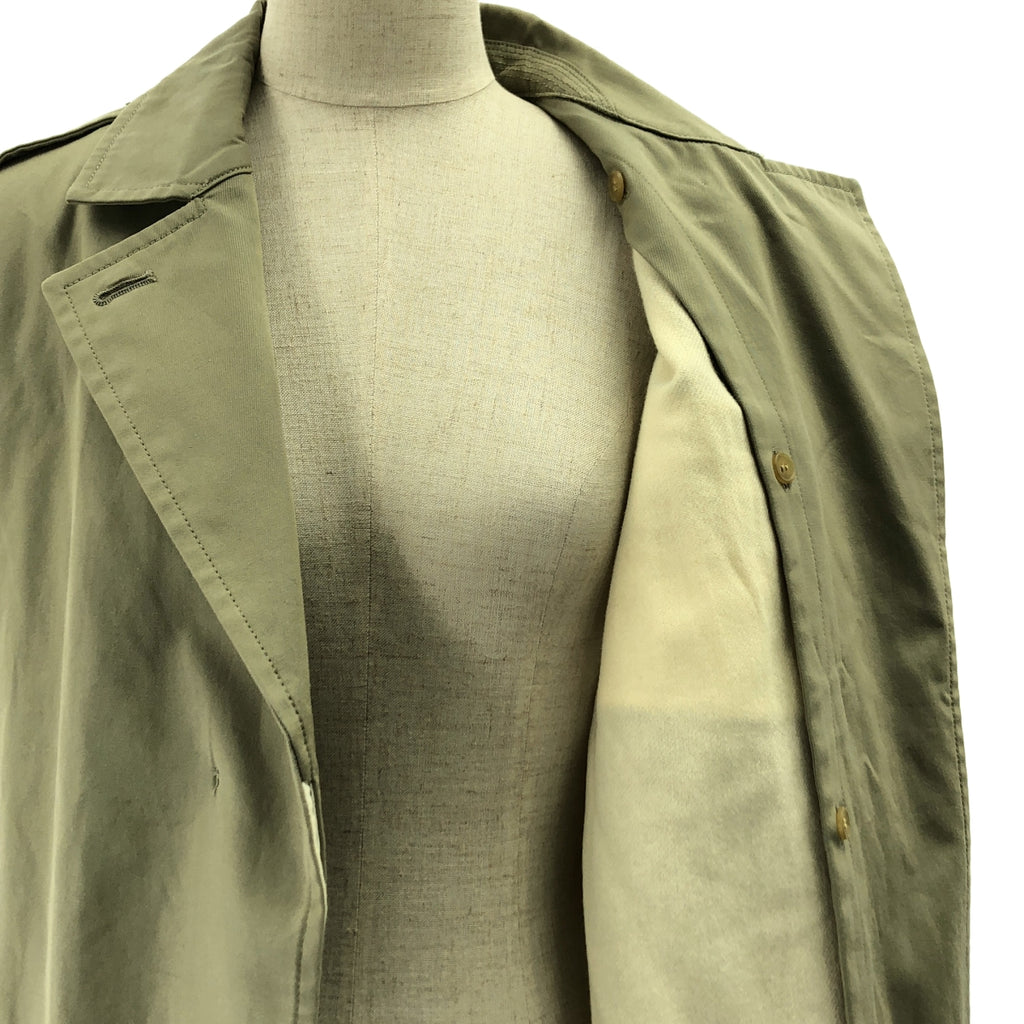 Whim Gazette | 超大款繫帶單排扣大衣，附可拆式內襯 | 尺寸 38 | 女款