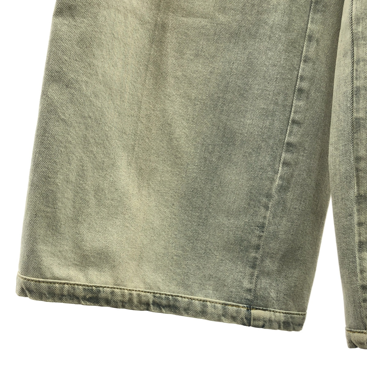 Maison Margiela / メゾンマルジェラ | 2024SS | Memory Of / メモリーオブ ワイド デニムパンツ | 36 | オフホワイト系 | レディース