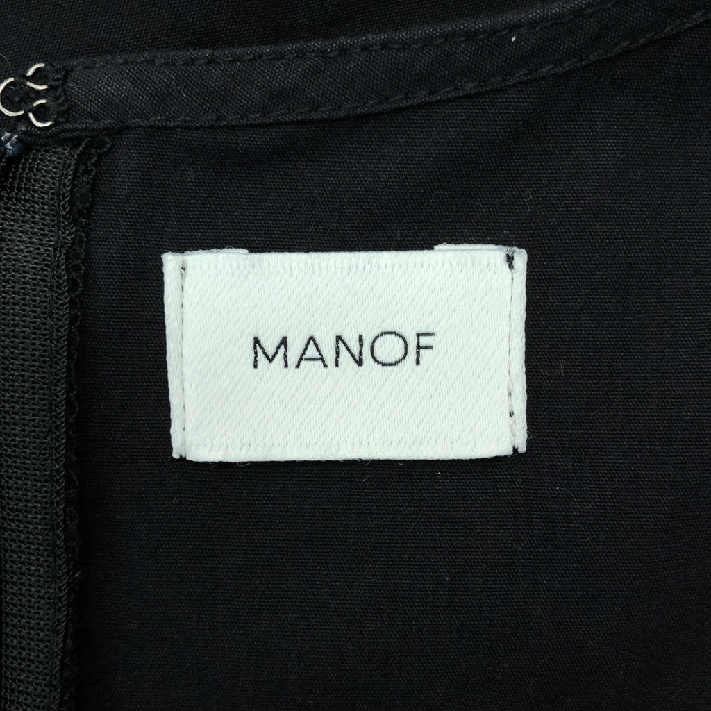 MANOF / 마노프 | VOLUME SLEEVE OP 볼륨 슬리브 원피스 | M | 여성