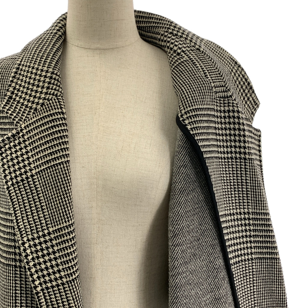 ALLSAINTS | LARA 格紋羊毛繫帶大衣 | M碼 | 女款