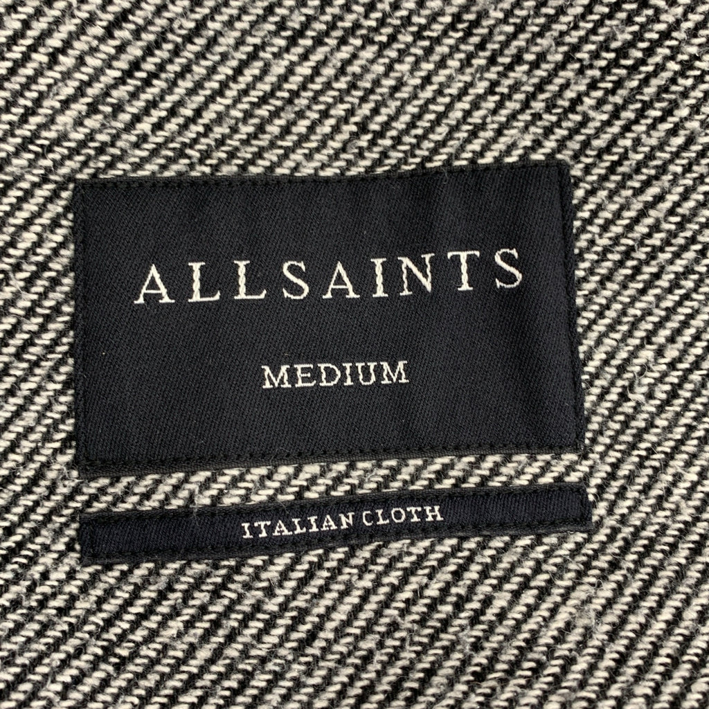 ALLSAINTS | LARA 格紋羊毛繫帶大衣 | M碼 | 女款