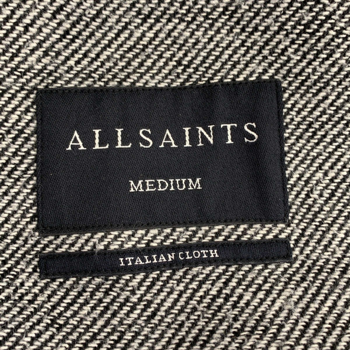 ALLSAINTS | LARA 格紋羊毛繫帶大衣 | M碼 | 女款