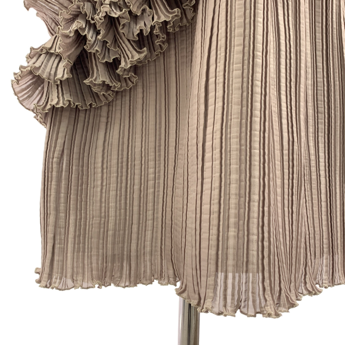 ha | za | ma / Hazama | 荷葉邊裝飾褶皺蓬鬆半身裙 / 有襯裡 | M | 女款