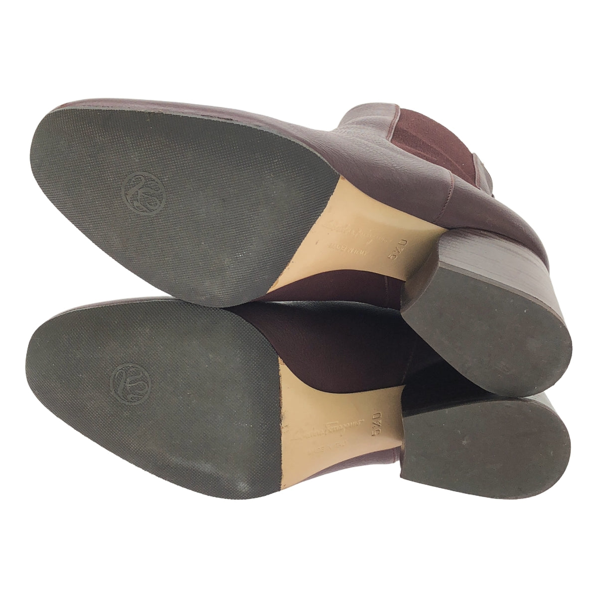 Salvatore Ferragamo | NIURI C / 側邊短靴 | 5 1/2 | 深棕色 | 女款