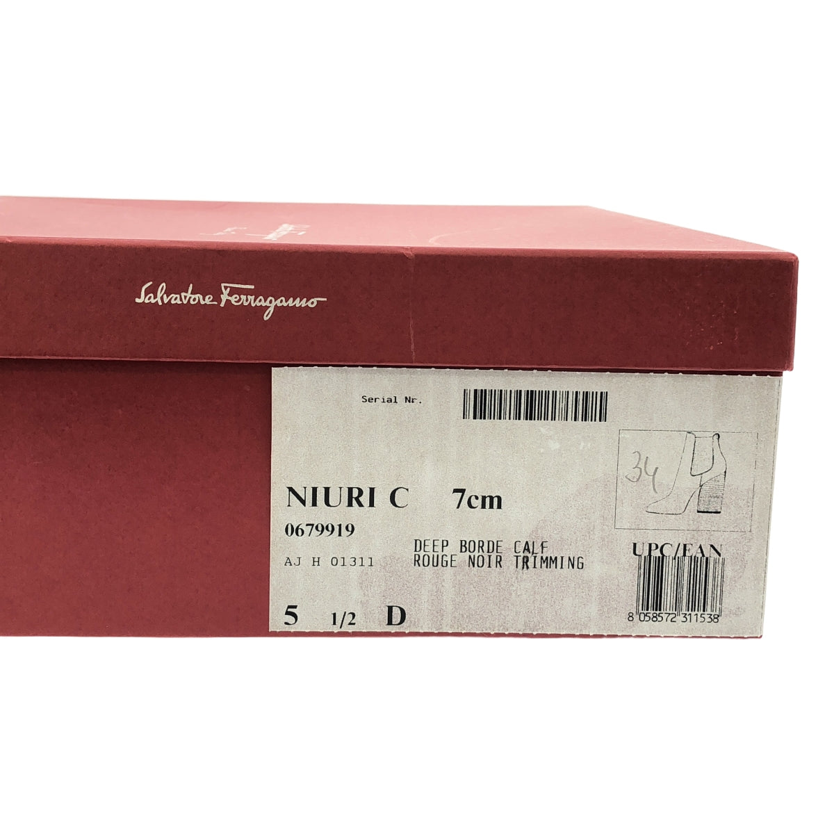 Salvatore Ferragamo | NIURI C / 側邊短靴 | 5 1/2 | 深棕色 | 女款