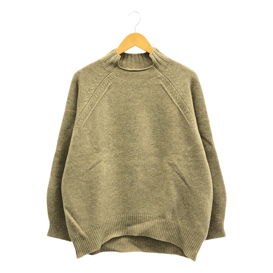 SLOBE IENA | Big Pullover Knit with Deformed Neck | F | Beige | Women's