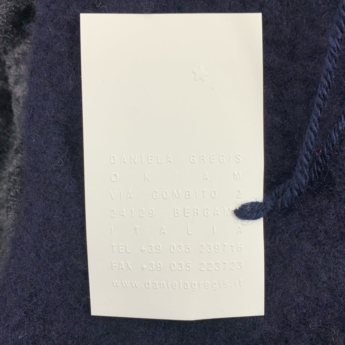 DANIELA GREGIS | 羊毛與羊絨雙面縮水無領外套 | F |