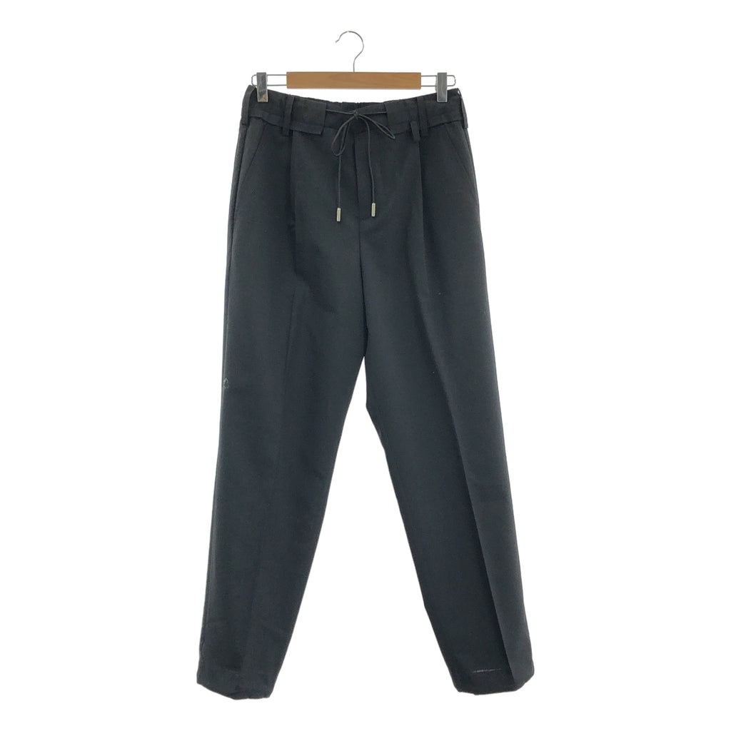 【미품】 sacai / 사카이 | 2024SS | Suiting Pants 슈팅 슬랙스 팬츠 | 블랙 | 남성